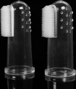 Merkloos Vinger Tandenborstel – 2 X -Dieren Benodigdheden Winkel 1033x1200 3