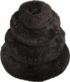 District 70 FUZZ - Hondenmand Comfortabel En Zacht Pluche - Zand, Oudroze, Donkergrijs En Lichtgrijs In S/M/L/XL - Maat: Medium, Kleur: Zand -Dieren Benodigdheden Winkel 1034x1200