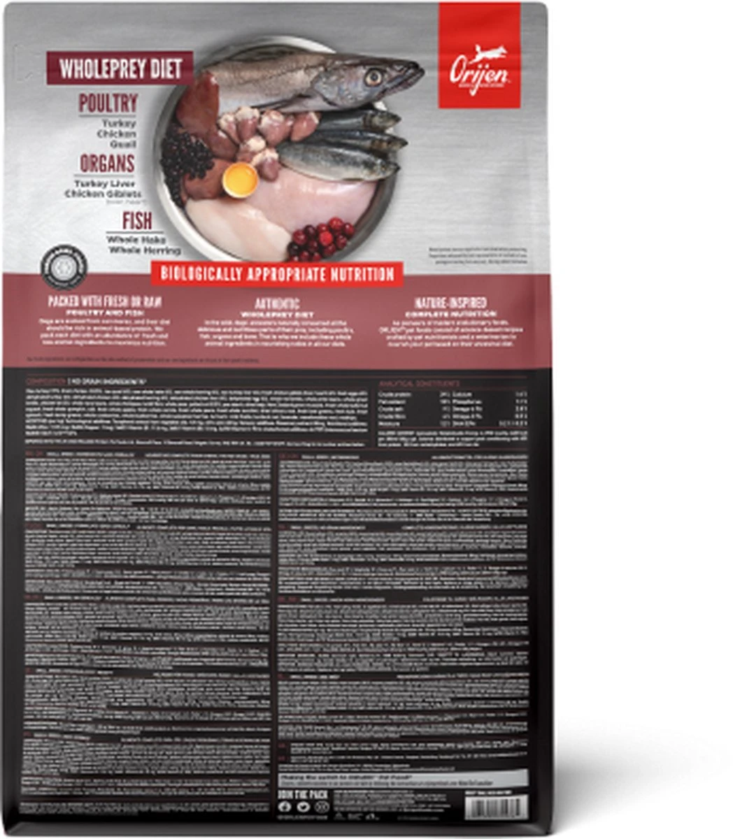 Orijen Whole Prey Small Breed (4,5 KG) 18 Orijen Whole Prey Small Breed (4,5 KG) - Afbeelding 16