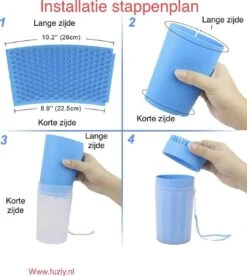 Fuzly- 2 In 1 Hondenpoten Reiniger + Handdoek - Hondenborstel - Borstel Hond / Kat - Hondenpoot Reiniger - Huisdier Poot Wassen - Borstel - Hondenverzorging - Verzorging Hond - Honden Wassen - Schoonmaak Borstel - Kattenborstel - Groen -Dieren Benodigdheden Winkel 1075x1200 1