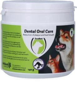 Excellent Dental Oral Care - Geschikt Voor Hond En Kat - Poeder - Gebitsverzorging Voor Dieren - Mondconditie - 140 Gram