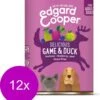 Edgard & Cooper Wild & Eend Blik - Voor Volwassen Honden - Hondenvoer - 12 X 400g