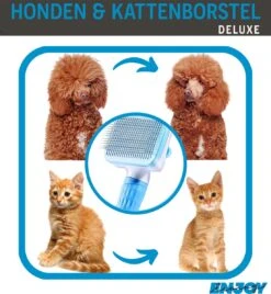 Professionele Kattenborstel/Hondenborstel + BONUS - Bovenvacht | Ondervacht - Langharige | Kortharige - Haarverwijderaar Voor Huisdieren - Kattenkam - Hondenkam -Dieren Benodigdheden Winkel 1104x1200