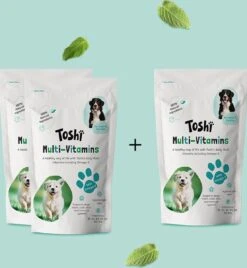 Toshi Multi Vitaminen Met Omega-3 - 100% Natuurlijke Hondensnack Voor Kleine En Grote Honden - Hondenkoekjes Voor Een Gezonde Levensstijl -Dieren Benodigdheden Winkel 1108x1200