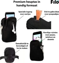 Filo Elastische Hondenriem Groot - Hardlopen En Wandelen - Hardloopriem Hond Handsfree Met Heuptasje - Looplijn Met Heupriem - Canicross Gordel Honden - Riemen - Heupgordel - Leiband -Dieren Benodigdheden Winkel 1127x1200 3