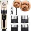 BYER Professionele Dieren Tondeuse Set - Voor Huisdieren Katten & Honden - Draadloos - Oplaadbare Pet Trimmer - Dog Tondeuze Clipper - 5 Standen & Vier Opzetkammen - Low Noise -Dieren Benodigdheden Winkel 1129x1200 1