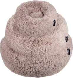 District 70 FUZZ - Hondenmand Comfortabel En Zacht Pluche - Zand, Oudroze, Donkergrijs En Lichtgrijs In S/M/L/XL - Maat: Medium, Kleur: Zand -Dieren Benodigdheden Winkel 1129x1200