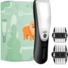 Essential Goods Professionele Hondentondeuse – Hondentrimmer - Draadloos – Opzet Kammen – Dik/Dunne Vacht - Honden/Katten - Zwart/Zilver -Dieren Benodigdheden Winkel 1143x1200 5