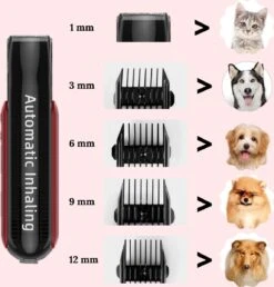 Pet Lovers - Hondentondeuse - Hondentondeuse - Automatische Inhalerende Haren - Dierentondeuse - Hondentrimmer - Hondentondeuse Dikke Vacht - Tondeuse Voor Honden - Hondentondeuse - Draadloos - 2 Opzetkammen - Honden En Katten Tondeuse -Dieren Benodigdheden Winkel 1151x1200 2