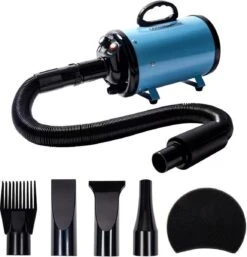 Merkloos Edward&DeVries Professionele Hondenföhn Met 4 Opzetstukken – Waterblazer Voor Honden – Stil Design – Krachtig + Extra Filter & Droogdoek - Blauw -Dieren Benodigdheden Winkel 1154x1200 3