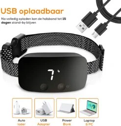 Salvano Anti Blafband - Blafband Voor Honden - Opvoedingshalsbanden - Voor Kleine En Grote Honden - Anti Blafband Zonder Schok- Oplaadbaar - Anti Blaf Apparaat - Blafband - Diervriendelijk -Dieren Benodigdheden Winkel 1156x1200 3