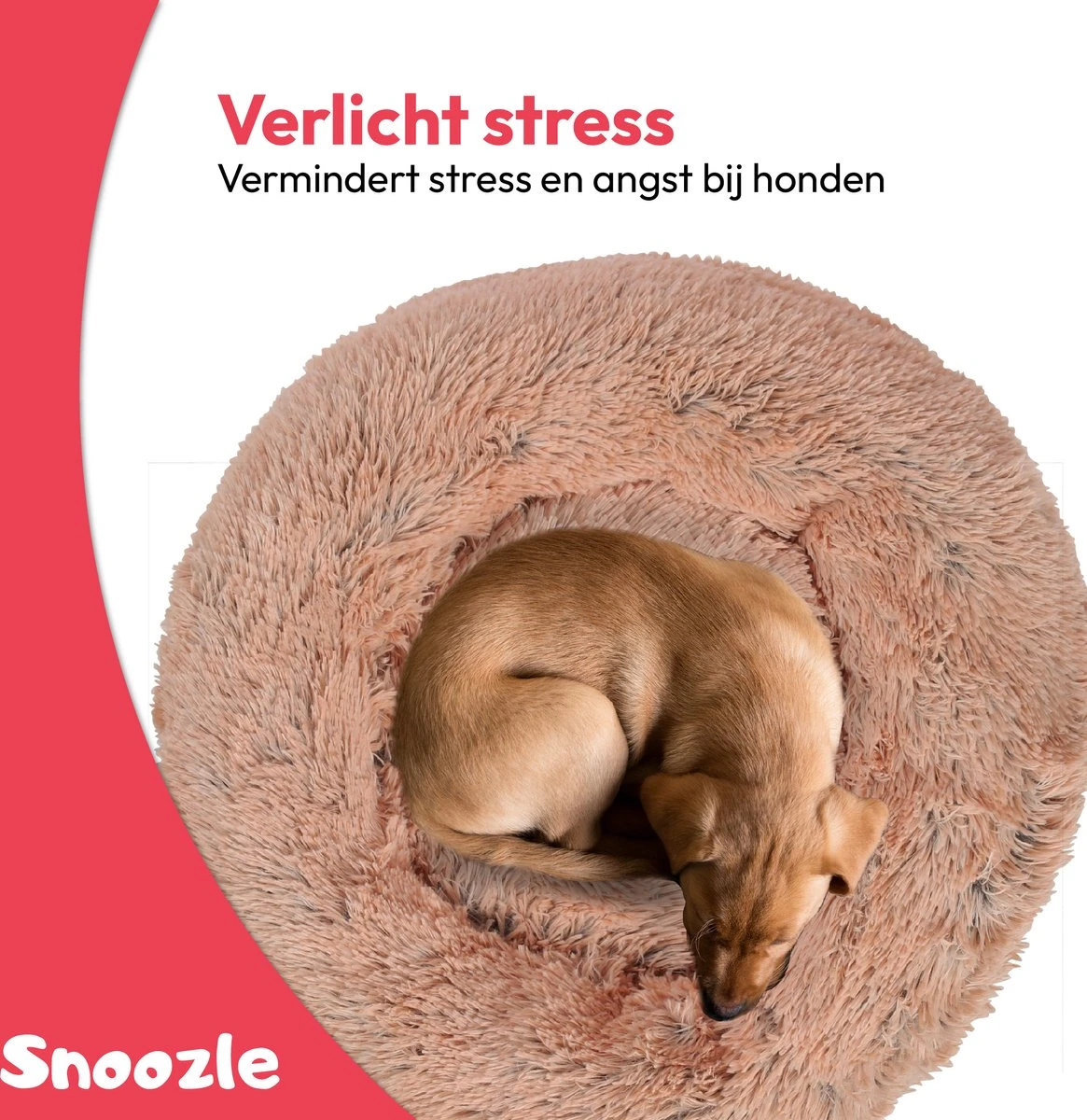 Snoozle Donut Hondenmand - Zacht En Luxe Hondenkussen - Wasbaar - Fluffy - Hondenmanden - 100cm - XXL - Dark Coffee 9 Snoozle Donut Hondenmand - Zacht En Luxe Hondenkussen - Wasbaar - Fluffy - Hondenmanden - 100cm - XXL - Dark Coffee - Afbeelding 7