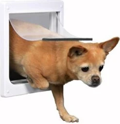 Trixie 2-Weg Hondenluik Wit - S-M 30 X 36 CM -Dieren Benodigdheden Winkel 1169x1200 3