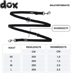 DDOXX Hondenriem Air Mesh, 3-voudig Verstelbaar, 2m | Voor Kleine & Grote Honden | Dubbele Riem Twee Honden Kat Puppy | Tug Leash Large | Lead Leash Small | Walking Leash Puppy Leash | Zwart, XS -Dieren Benodigdheden Winkel 1172x1200 2
