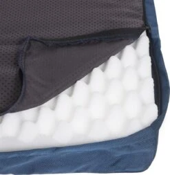 Snoozle Orthopedische Hondenmand - Zacht En Luxe Hondenkussen - Hondenbed - Wasbaar - Hondenmanden - XL - 112cm - Blauw -Dieren Benodigdheden Winkel 1173x1200