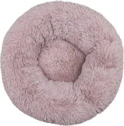 District 70 FUZZ - Hondenmand Comfortabel En Zacht Pluche - Zand, Oudroze, Donkergrijs En Lichtgrijs In S/M/L/XL - Maat: Medium, Kleur: Zand -Dieren Benodigdheden Winkel 1177x1200