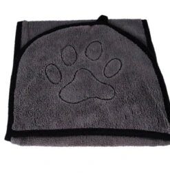 N4dogs – Hondenhanddoek – Honden Handdoek – Microvezel Handdoek – Handdoek Hond – Droogdoek Hond – Dierendeken – Sterk Absorberend – Handdoek Met Zakken - Grijs - 66 X 23 Cm -Dieren Benodigdheden Winkel 1183x1200 2