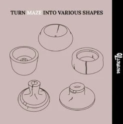 District 70 MAZE 3-in-1 Opvouwbare Kartonnen Kattenmand - Inclusief Catnip Balletje - Voor Slapen, Spelen En Krabben! -Dieren Benodigdheden Winkel 1184x1200