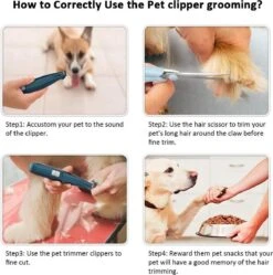 Buxibo Professionele Dieren Tondeuse Set - Tondeuse + Schaar - Voor Huisdieren Honden & Katten - Draadloos - Oplaadbare Pet Trimmer - Precieze Clipper - Low Noise -Dieren Benodigdheden Winkel 1188x1200 5