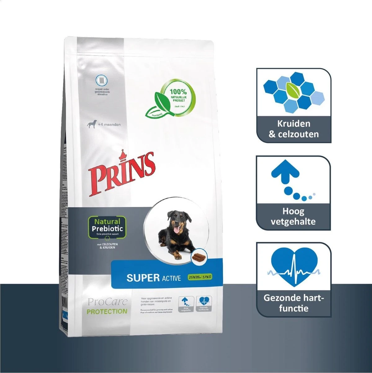 Prins Procare Protection Super Active Hondenvoer 15 Kg 4 Prins Procare Protection Super Active Hondenvoer 15 Kg - Afbeelding 2