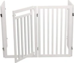 Trixie Hondenhek Met Deur Wit - 60-160 X 81 CM -Dieren Benodigdheden Winkel 1200x1021 1