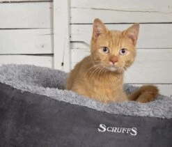 Scruffs Cosy Kattenmand - Comfortabel En Voordelig Met Zachte Binnenvoering En Imitatie Suède Buitenvoering - 3 Kleuren - Ø 45 Cm - Karamel -Dieren Benodigdheden Winkel 1200x1024