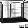 Relaxdays Puppyren - Hondenren - Puppykennel - Konijnenren - Bodem - Metaal - Div. Grootte - M -Dieren Benodigdheden Winkel 1200x1034 1