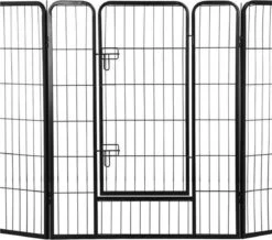 Merkloos Topmast Premium Puppyren - 120 Cm Hoog - 640 Cm Omtrek - Hondenren - Hondenhok - Zwart -Dieren Benodigdheden Winkel 1200x1058 4