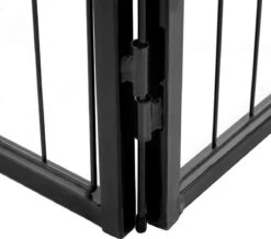 Transformeerbare Hondenren - Dieromheining Van 60 Cm Hoog En 210 Cm Diagonaal - Zwart -Dieren Benodigdheden Winkel 1200x1061 5