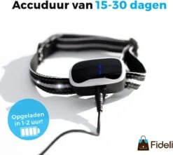 Fideli Anti Blafband - Zonder Schok - Grote En Kleine Honden - Oplaadbaar - LED Verlichte Band -Dieren Benodigdheden Winkel 1200x1073 3