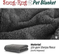 Snug-Rug Huisdier Deken Voor Honden En Katten – Small Slate Grey Kattendeken Hondendeken – Vetbed Hond Bench Bank Fleece Kat Dierendeken Kattendekentjes Kattendekentje Dierenmat Hondenmat Plaid Kattendekens Kattenplaid -Dieren Benodigdheden Winkel 1200x1099 1