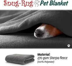 Snug-Rug Huisdier Deken Voor Honden En Katten – Small Slate Grey Kattendeken Hondendeken – Vetbed Hond Bench Bank Fleece Kat Dierendeken Kattendekentjes Kattendekentje Dierenmat Hondenmat Plaid Kattendekens Kattenplaid -Dieren Benodigdheden Winkel 1200x1099 2