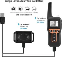 Anti Blafband EN Trainingshalsband In 1 - UNIEK SYSTEEM - 1000m Bereik - 100 Levels -Dieren Benodigdheden Winkel 1200x1101 5