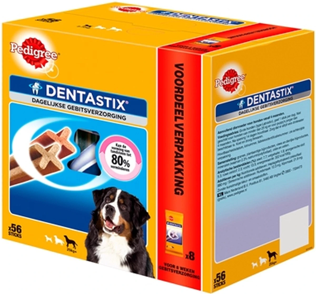 Pedigree Dentastix Maxi Voordeelverpakking - 56 St 2160 Gr - 1 Stuks 2 Pedigree Dentastix Maxi Voordeelverpakking - 56 St 2160 Gr - 1 Stuks