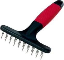 Ferplast Herderhark Dubbel - Hondenvachtborstel - 11x15.5 Cm Rood Zwart -Dieren Benodigdheden Winkel 1200x1128 1