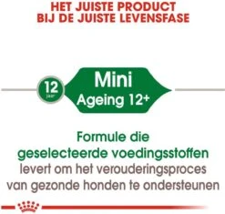 Royal Canin Shn Mini Ageing 12plus Pouch - Hondenvoer - 12x85 G -Dieren Benodigdheden Winkel 1200x1143 2