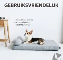 PETKIT® Deep Sleep Bed - Hondenmand - Kattenmand - Memory Foam - Orthopedisch - Maat M -Dieren Benodigdheden Winkel 1200x1147