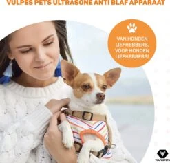 Vulpes Pets® Ultrasone Anti Blaf Apparaat – 3-in-1 Anti Blaf Apparaat Pro - Diervriendelijk & Zonder Schok - Alternatief Anti Blafband - Voor Kleine & Grote Honden - Audio - Flashlight - USB-Oplaadbaar -Dieren Benodigdheden Winkel 1200x1151 4