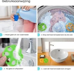 CaseProtect HG - 2 Stuks Haarverwijderaar Voor Katten En Honden - Eenvoudig Haren Verwijderen In Wasmachine En Droger - Kattenhaar En Hondenhaar - Anti Haren - Pluizenverwijderaar En Dierenhaar Verwijderaar Voor Kleding -Dieren Benodigdheden Winkel 1200x1152 2