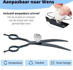 Petsify - Professionele 8-delige Huisdier Knipset - Effileerschaar Hond - Kam Hond - Schaar Hond - Katten Kam - Hondenschaar - Trimschaar Voor Honden - Kapperset - Zwart -Dieren Benodigdheden Winkel 1200x1152 3