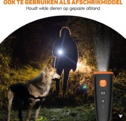 Vulpes Pets® Ultrasone Anti Blaf Apparaat – 3-in-1 Anti Blaf Apparaat Pro - Diervriendelijk & Zonder Schok - Alternatief Anti Blafband - Voor Kleine & Grote Honden - Audio - Flashlight - USB-Oplaadbaar -Dieren Benodigdheden Winkel 1200x1153 11