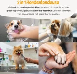 Loyalpetclub® Professionele 2-in-1 Hondentondeuse Voor Dikke Vacht – Draadloze Honden Tondeuse & Hondentrimmer – Stille Tondeuse Katten & Honden Trimset - Inclusief Opbergtasje -Dieren Benodigdheden Winkel 1200x1153 7