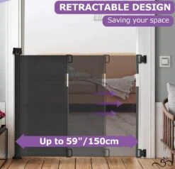 Caedentes - Hondenhek – Inrolbaar – Dierenhek -tot 150cm Uitrolbaar – Zwart 10 Caedentes - Hondenhek – Inrolbaar – Dierenhek -tot 150cm Uitrolbaar – Zwart -Dieren Benodigdheden Winkel 1200x1154 2