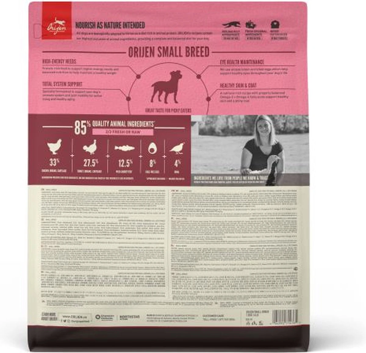 Orijen Whole Prey Small Breed (4,5 KG) 6 Orijen Whole Prey Small Breed (4,5 KG) - Afbeelding 4