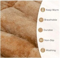 Nobleza Benchkussen - Dierenkussen - Hondenkussen - Kattenkussen - Benchmat - Dierenmat - Hondenmat - Kattenmat - Bruin - Maat S -Dieren Benodigdheden Winkel 1200x1158