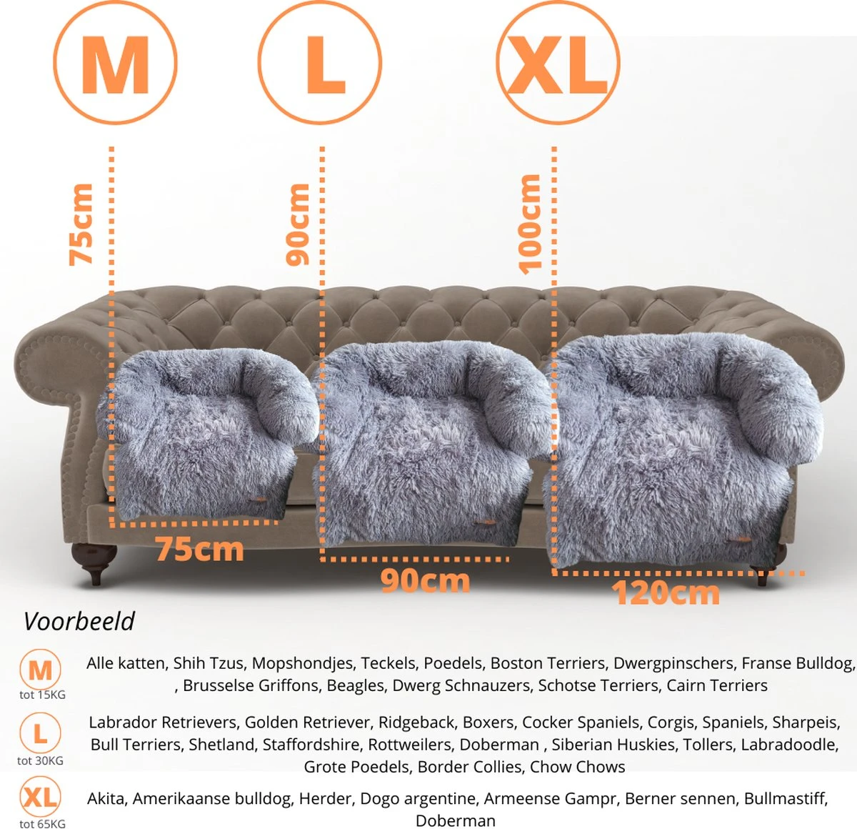 Origineel Hondendeken Voor Bank– Hondenkleed Fluffy – Pluche Hondenbed - Hondenmand Premium - Volledig Afritsbaar 10 Origineel Hondendeken Voor Bank– Hondenkleed Fluffy – Pluche Hondenbed - Hondenmand Premium - Volledig Afritsbaar - Afbeelding 8