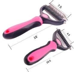 Hondenborstel - Dubbelzijdig Ontharing Tool - Herbruikbare Honden & Kattenvachtkam - Huisdier Grooming - 1 Stuk - Groen -Dieren Benodigdheden Winkel 1200x1164 3