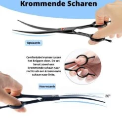 Petsify - Professionele 8-delige Huisdier Knipset - Effileerschaar Hond - Kam Hond - Schaar Hond - Katten Kam - Hondenschaar - Trimschaar Voor Honden - Kapperset - Zwart -Dieren Benodigdheden Winkel 1200x1166 7