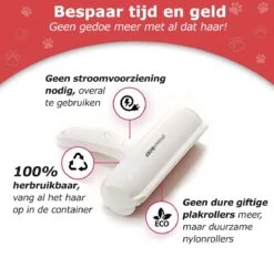 PluizenBOEF® Huisdierhaar Verwijderaar - Haarverwijderaar Voor Huisdieren - Hondenhaar - Kattenhaar - Pluizenborstel -Dieren Benodigdheden Winkel 1200x1176 2