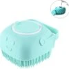 Merkloos Siliconenborstel - Massage Borstel - Silicone Massage Brush - Shampoo Borstel – Lichaamsverzorging - Scrubborstel - Badborstel - Huisdieren - Hond/Kat -Dieren Benodigdheden Winkel 1200x1178 4